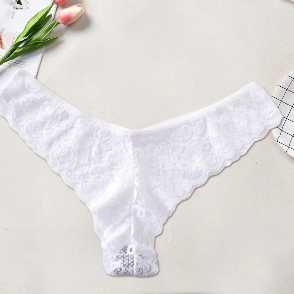 Women Low Waist Lace Thong Sexy Underwear Seamless Lace Women's Panties Breathable Low Waist Underwear with Hollow Out Design
Women Low Waist Lace Thong Sexy Underwear Seamless Lace Women's Panties Breathable Low Waist Underwear with Hollow Out Design