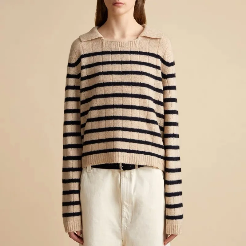 KH@ITE Ladies Wool Sweater Women Autumn and Winter Striped Top Thickened Warm Pullover Square Neck Knit Sweater Y2k Top Pullover
KH@ITE Ladies Wool Sweater Women Autumn and Winter Striped Top Thickened Warm Pullover Square Neck Knit Sweater Y2k Top Pullover