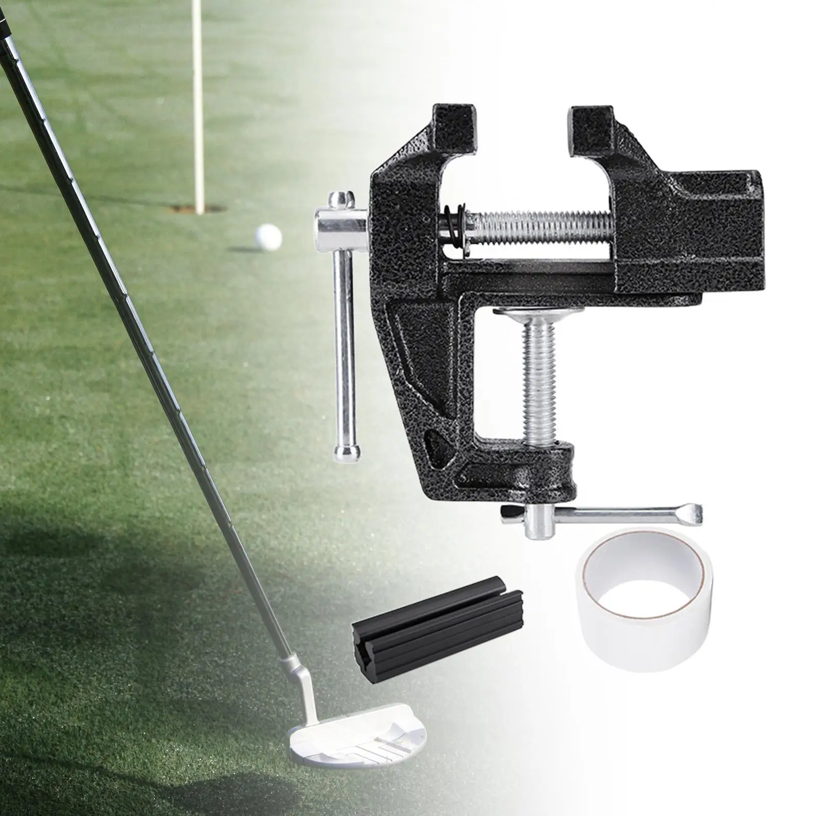Golf Club Grip Tool Set, Golf Club Regripping, Repairing, Vise Clamp Fixtures, for Golf Drivers, Wedges, Irons, Putters Shaft
Golf Club Grip Tool Set, Golf Club Regripping, Repairing, Vise Clamp Fixtures, for Golf Drivers, Wedges, Irons, Putters Shaft