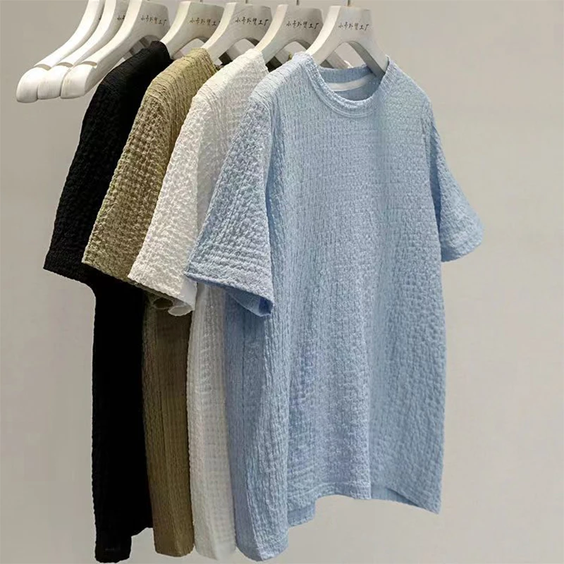Men 2024 Summer Fashion Oversized Loose Tops Tees Male Solid Color Round Neck T Shirts Mens Short Sleeve Casual T-shirt G30
Men 2024 Summer Fashion Oversized Loose Tops Tees Male Solid Color Round Neck T Shirts Mens Short Sleeve Casual T-shirt G30