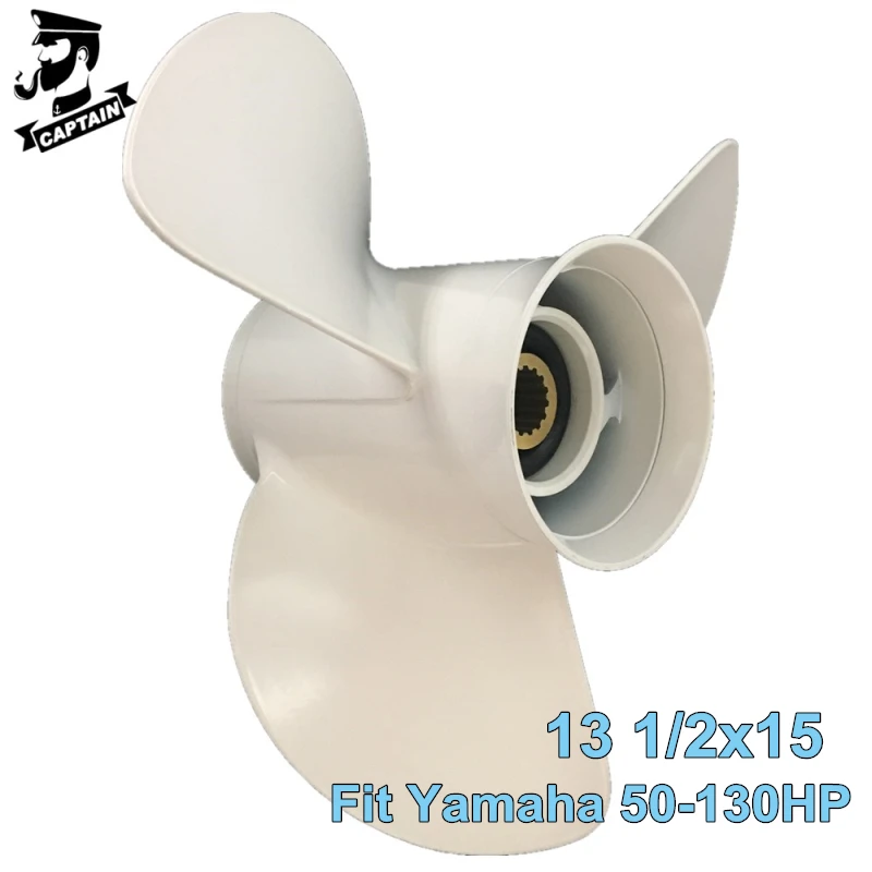 Captain Outboard Propeller 13 1/2X15 For Yamaha Engines 50 60 70 75 80 85 90 100 115 130HP Aluminum 15 Splines 6E5-45947-00-EL
Captain Outboard Propeller 13 1/2X15 For Yamaha Engines 50 60 70 75 80 85 90 100 115 130HP Aluminum 15 Splines 6E5-45947-00-EL