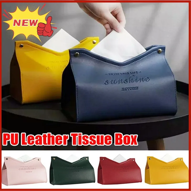 Leather Tissue Box Car Tissue Box Home Living Room Decoration Bedroom Kitchen Desktop Nordic Large Storage Box Napkin Holder
Leather Tissue Box Car Tissue Box Home Living Room Decoration Bedroom Kitchen Desktop Nordic Large Storage Box Napkin Holder