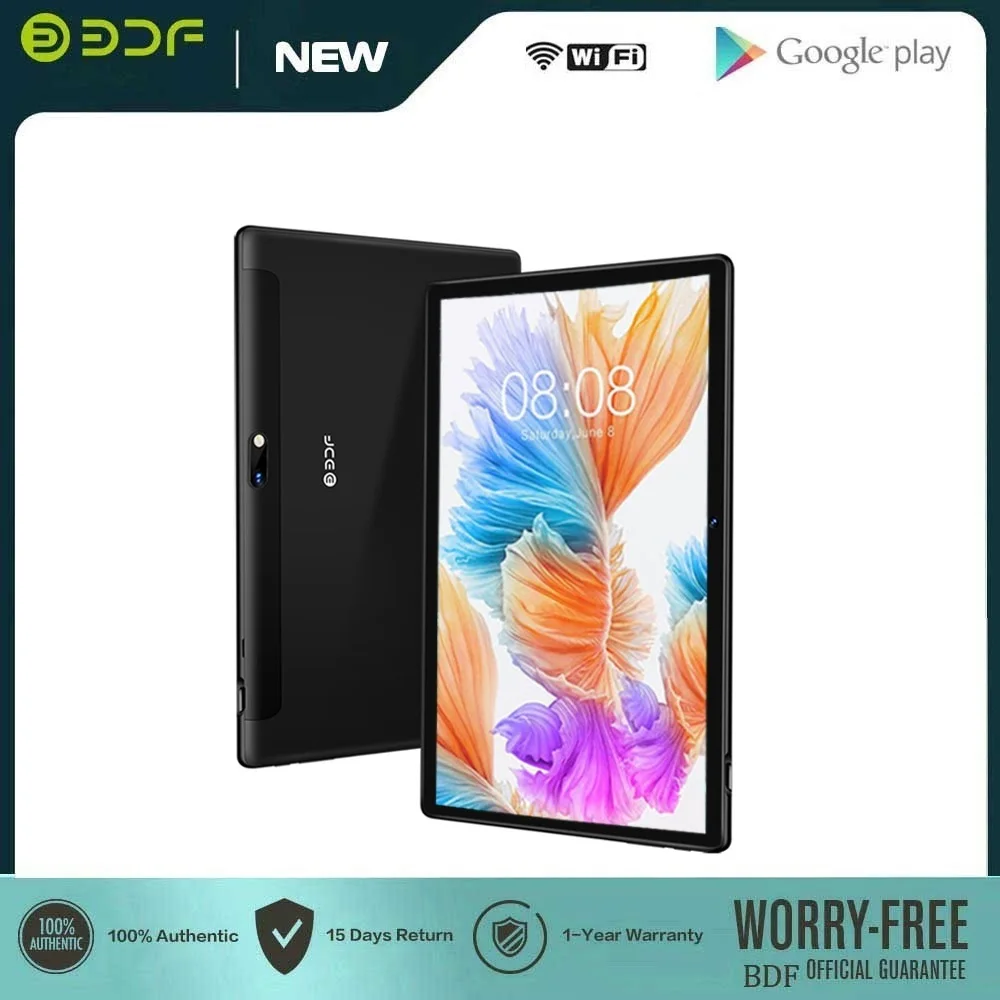 

BDF Hot Sales 10.1 Inch Tablets Octa Core Android 11 Google Play 3G Phone Call Bluetooth WIFI 4GB RAM 64GB ROM Tablet Pc 5000mAh