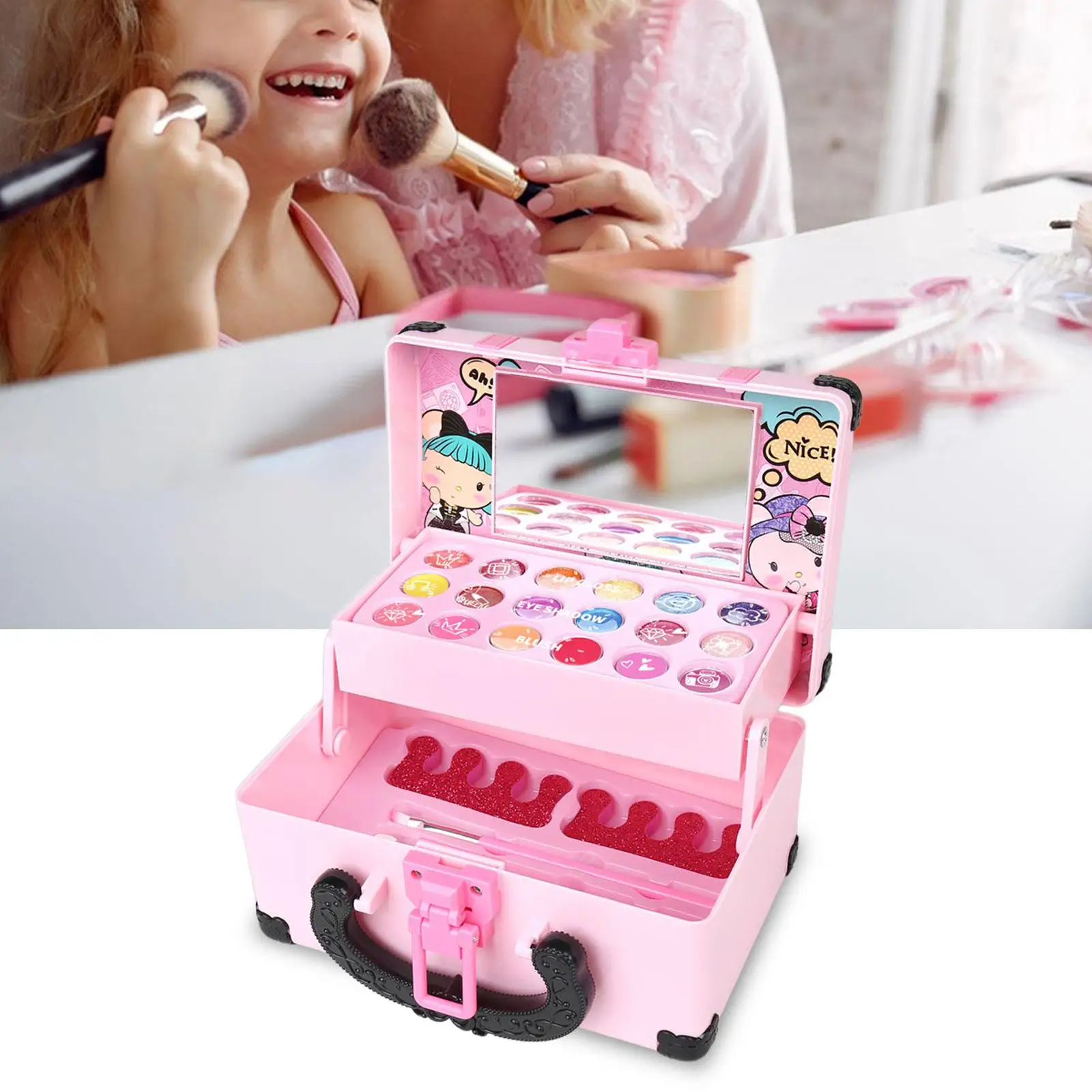 Kids Makeup for Girls, Girls Makeup Set for 3-12 Year Old Kids Toddlers Girls Toys
Kids Makeup for Girls, Girls Makeup Set for 3-12 Year Old Kids Toddlers Girls Toys