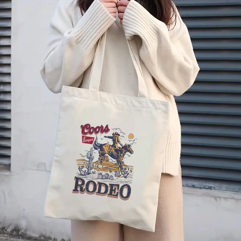 Повседневная Холщовая Сумка-тоут Rodeo, органайзер для покупок, клатч для хранения, необходимая дорожная сумка, стильные модные ковбойские сумки
Повседневная Холщовая Сумка-тоут Rodeo, органайзер для покупок, клатч для хранения, необходимая дорожная сумка, стильные модные ковбойские сумки