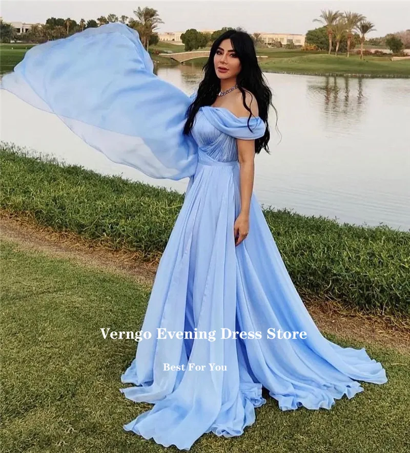 Verngo Off the Shoulder Silk Beach Evening Dreses Dubai Arabic Women Party Dress Plus Size Formal Prom Gowns Abendkleider
Verngo Off the Shoulder Silk Beach Evening Dreses Dubai Arabic Women Party Dress Plus Size Formal Prom Gowns Abendkleider