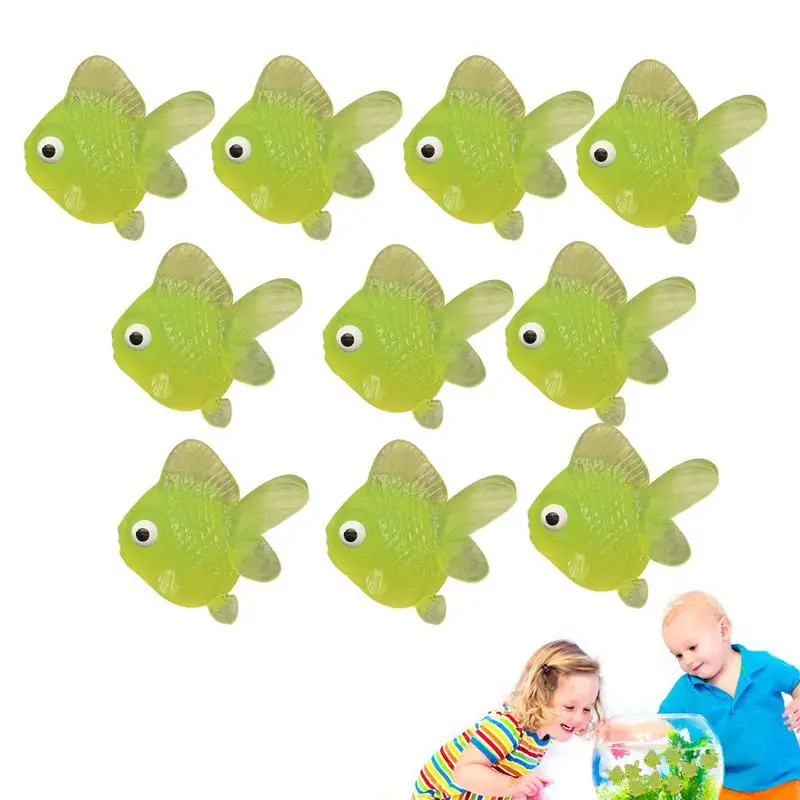 Mini Fish Toys For Kids Miniature Goldfish 10pcs Tiny Fish Bulk Soft And Realistic Mini Fish Model For Fish Tank Sketching Props
Mini Fish Toys For Kids Miniature Goldfish 10pcs Tiny Fish Bulk Soft And Realistic Mini Fish Model For Fish Tank Sketching Props