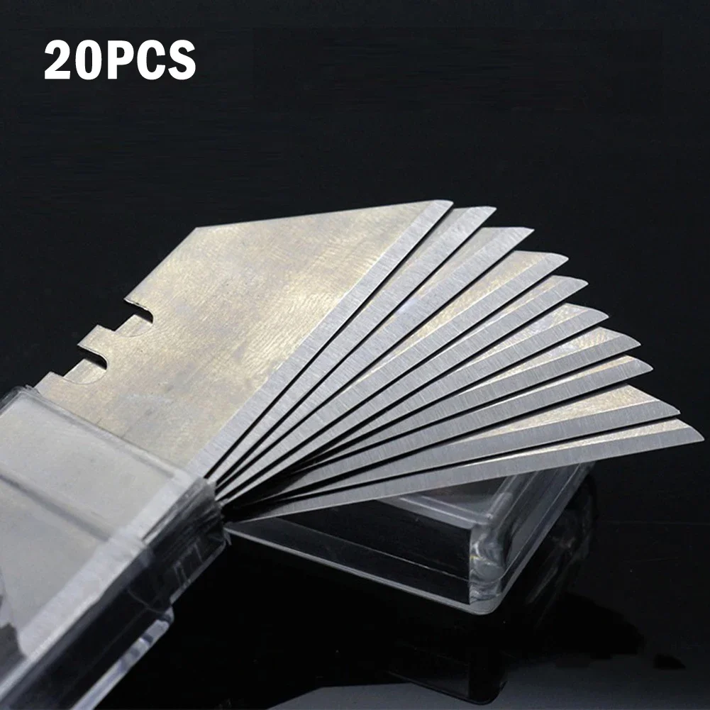 20Pcs Set Trapezoidal Blade Replacement Blade Art Craft Cutter Tool Multifunction 60×18mm Knives Blade Hand Tools
20Pcs Set Trapezoidal Blade Replacement Blade Art Craft Cutter Tool Multifunction 60×18mm Knives Blade Hand Tools