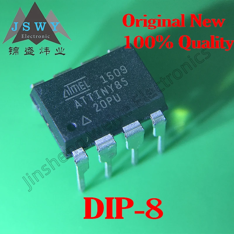 

1~100PCS ATTINY85-20PU Direct Insert DIP-8 Brand New Original Imported MCU 8-bit Microcontroller MCU Ships Fast Free Shipping