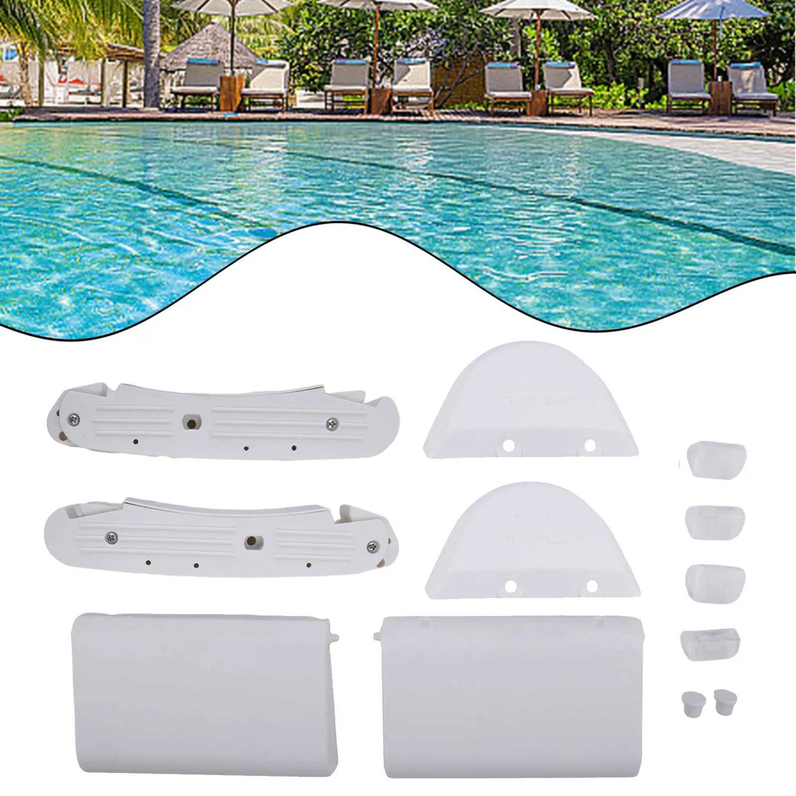 

Get Your Pool in Top Shape with AXV417WHP Pool Cleaner Kit High Quality Flaps Pods and Pod Shoes for Hayward Navigator and More