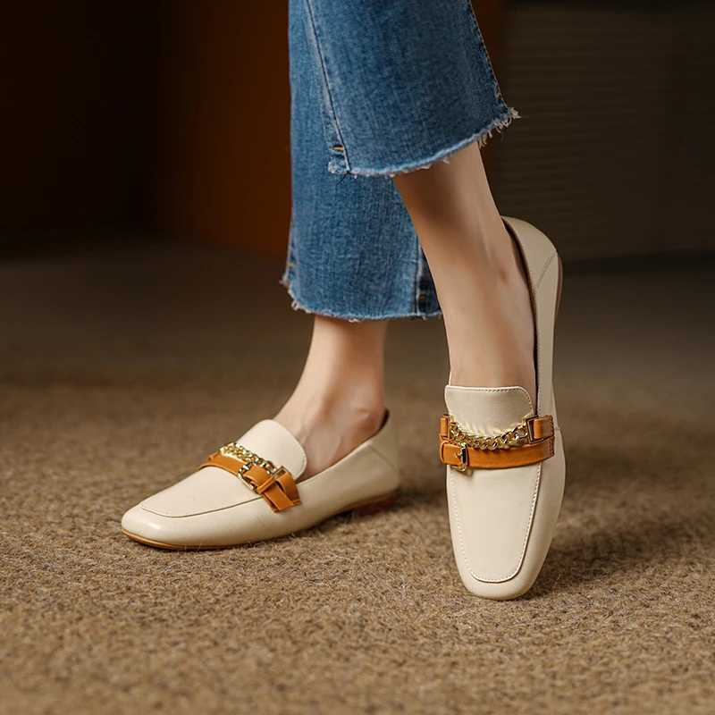 MythLuo Loafers for Women Flats Shoes Chunky Heel Shoes Genuine Leather Round Toe With Buckle Ladies Casual Shoes Retro
MythLuo Loafers for Women Flats Shoes Chunky Heel Shoes Genuine Leather Round Toe With Buckle Ladies Casual Shoes Retro