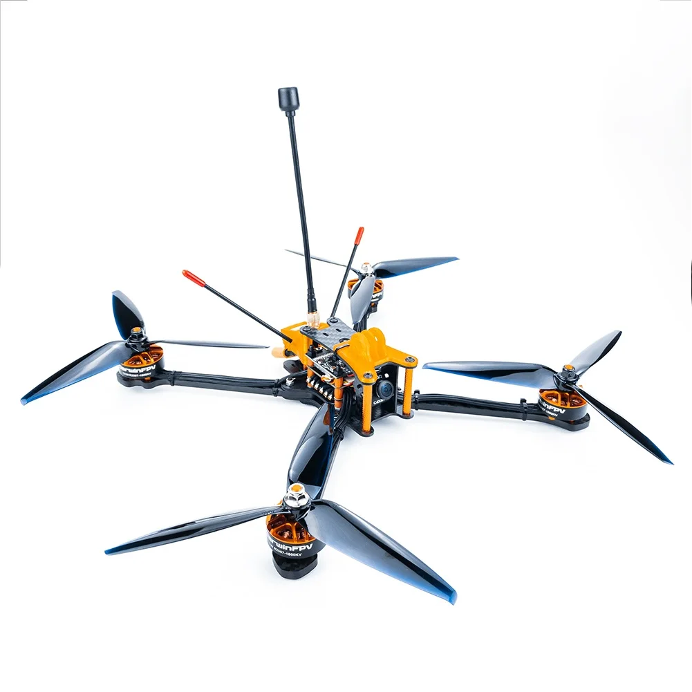 

DarwinFPV Darwin129 7 Inch Long Range 4S FPV Racing RC Drone PNP Payload 2KG with 2507 1800KV Brushless Motor M80 GPS