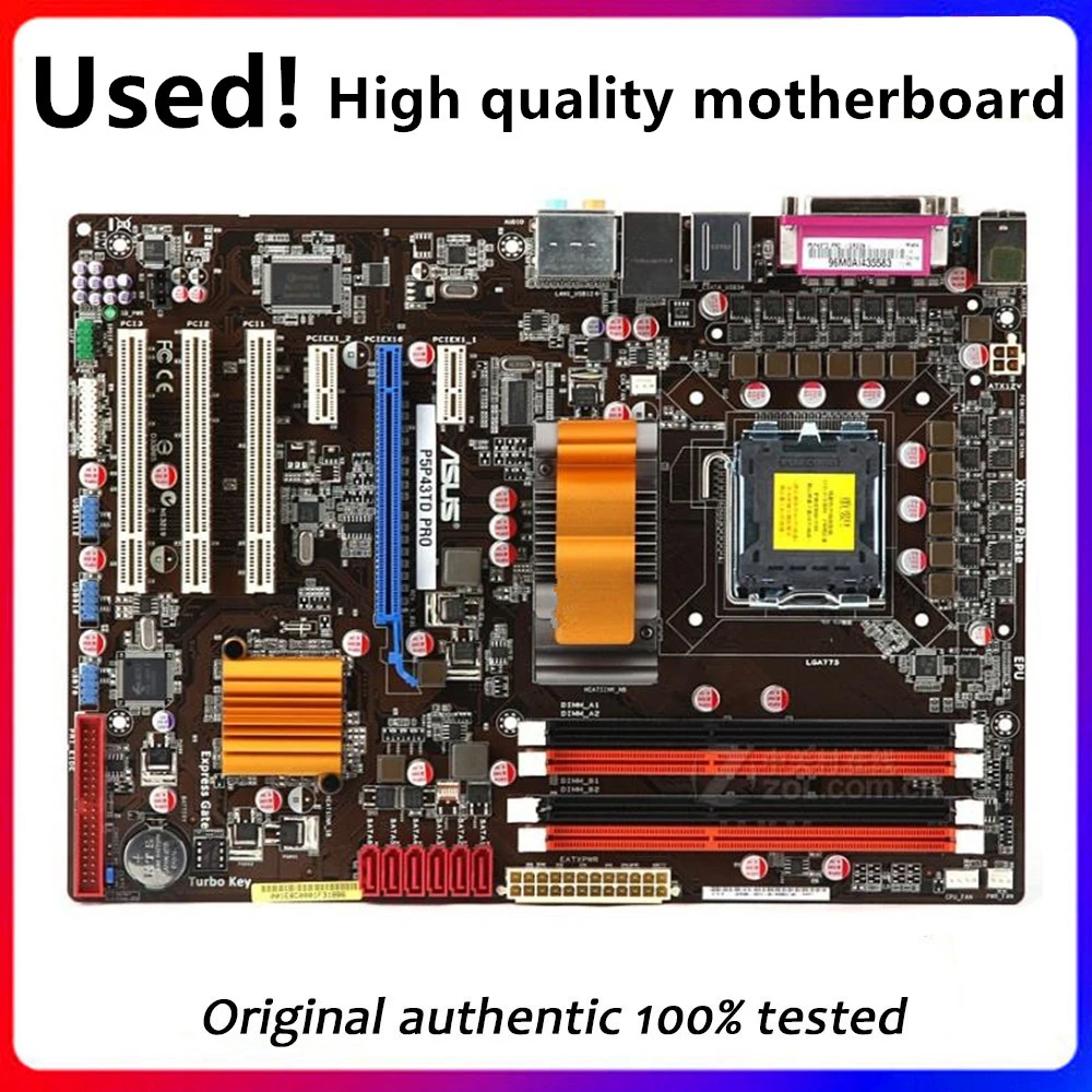 For Asus P5P43TD PRO Desktop Motherboard P43 Socket LGA 775 Q8200 Q8300 DDR3 Original Used Mainboard On Sale
For Asus P5P43TD PRO Desktop Motherboard P43 Socket LGA 775 Q8200 Q8300 DDR3 Original Used Mainboard On Sale