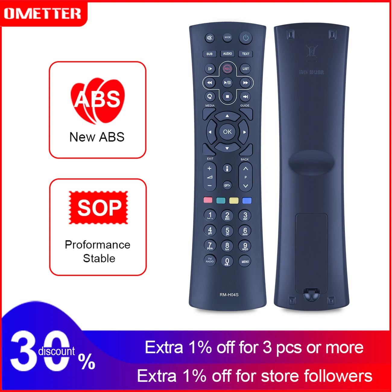 Remote Control RM-H04S for HUMAX HD Nano HDTV box, Model RM H04S Controller Directly use
Remote Control RM-H04S for HUMAX HD Nano HDTV box, Model RM H04S Controller Directly use