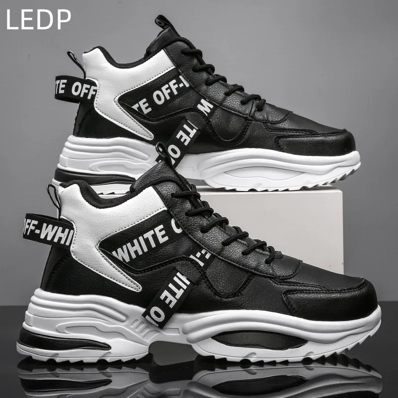 Men's New Sports Shoes Running Shoes High-top Round Toe Outdoor Thick-soled Casual Fashion Light Trend Best-selling Models
Men's New Sports Shoes Running Shoes High-top Round Toe Outdoor Thick-soled Casual Fashion Light Trend Best-selling Models