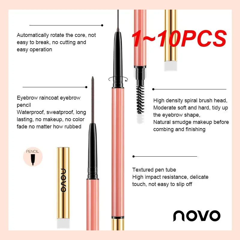 1~10PCS 4 Colors Eyebrow Pencil Double Head Ultra Fine Long Lasting Waterproof Smudge Dark Brown Grey Women Makeup Cosmetics
1~10PCS 4 Colors Eyebrow Pencil Double Head Ultra Fine Long Lasting Waterproof Smudge Dark Brown Grey Women Makeup Cosmetics