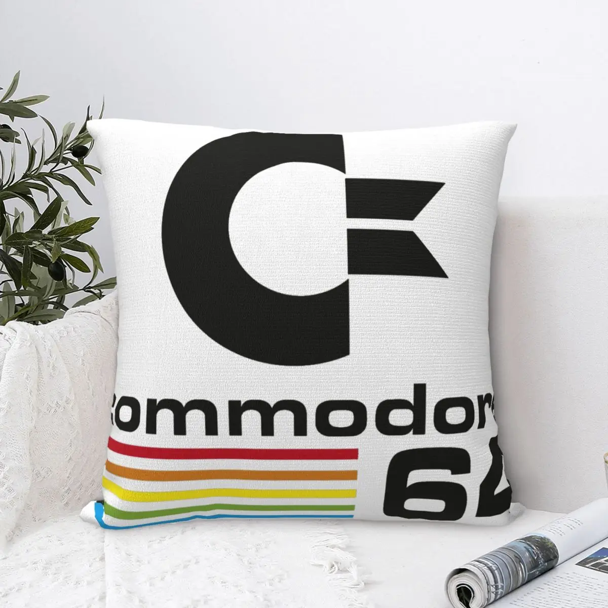 Commodore 64 Square Pillow Case for Sofa Throw Pillow 
Commodore 64 Square Pillow Case for Sofa Throw Pillow