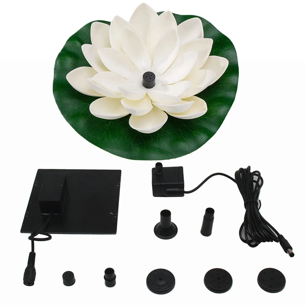 Solar Lotus Fountain Powered Bird Bath Floating Water Pump Pond Outdoor Garden Pool Pond Fish Tank Solar Bird Bath Fountain
Solar Lotus Fountain Powered Bird Bath Floating Water Pump Pond Outdoor Garden Pool Pond Fish Tank Solar Bird Bath Fountain