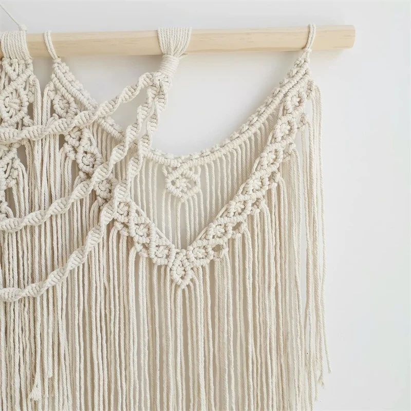 Boho Macrame Wedding Backdrop - Large Tassel Wall Tapestry 7 S1d5edf0043104472a1e3d67b352d75a4z