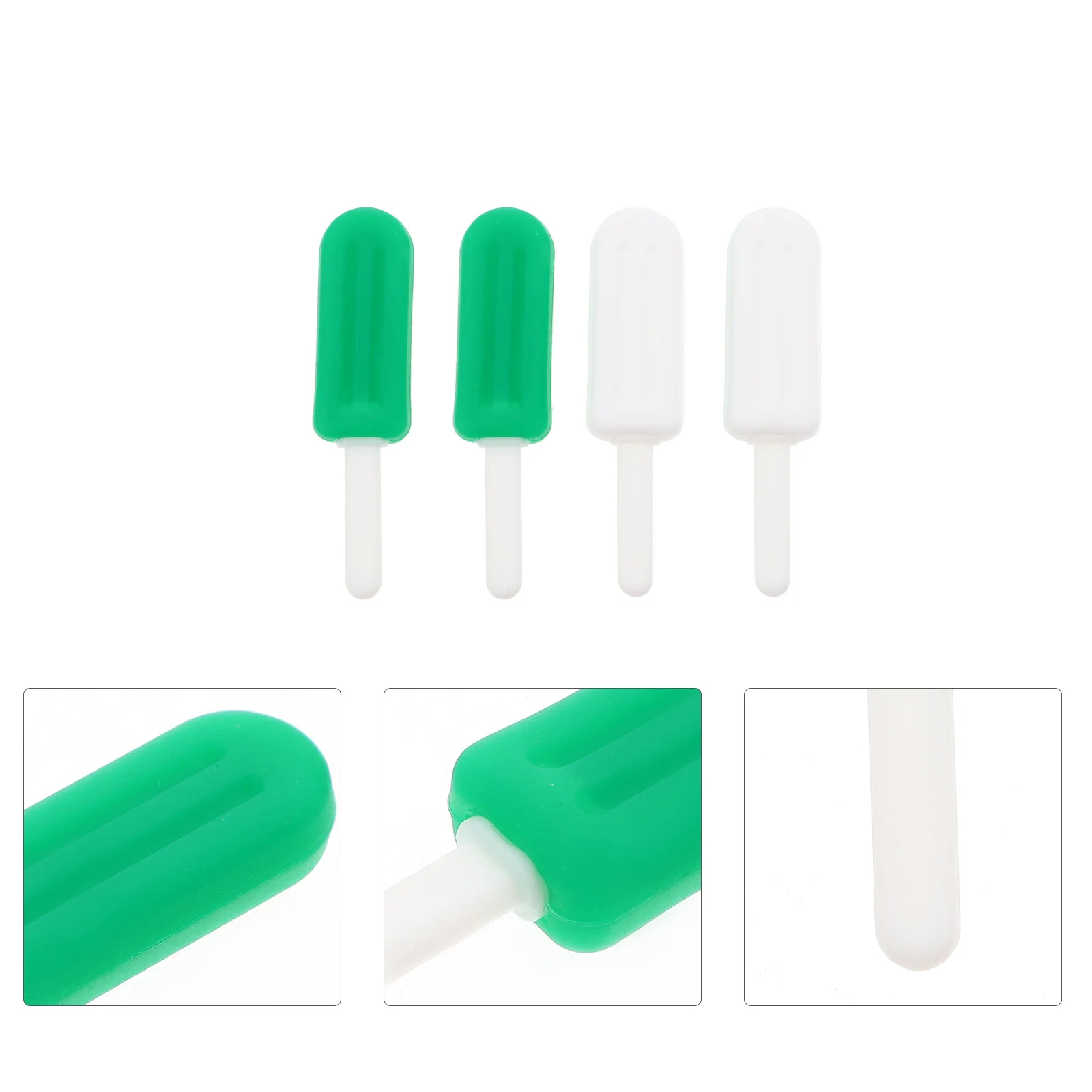 4 Pcs Care Ice Cream Chew Stick Teether Braces Chewies Food Grade Silicone Incisible Guard
4 Pcs Care Ice Cream Chew Stick Teether Braces Chewies Food Grade Silicone Incisible Guard
