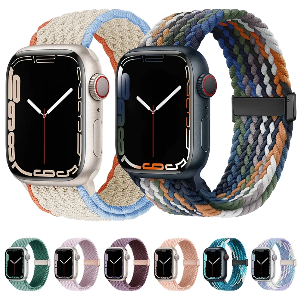 Ремешок нейлоновый для Apple Watch Band 44 мм 40 мм 45 мм 49 мм 41 мм 38 мм, браслет с магнитной застежкой для iWatch series se 7 3 5 6 8 Ultra
Ремешок нейлоновый для Apple Watch Band 44 мм 40 мм 45 мм 49 мм 41 мм 38 мм, браслет с магнитной застежкой для iWatch series se 7 3 5 6 8 Ultra