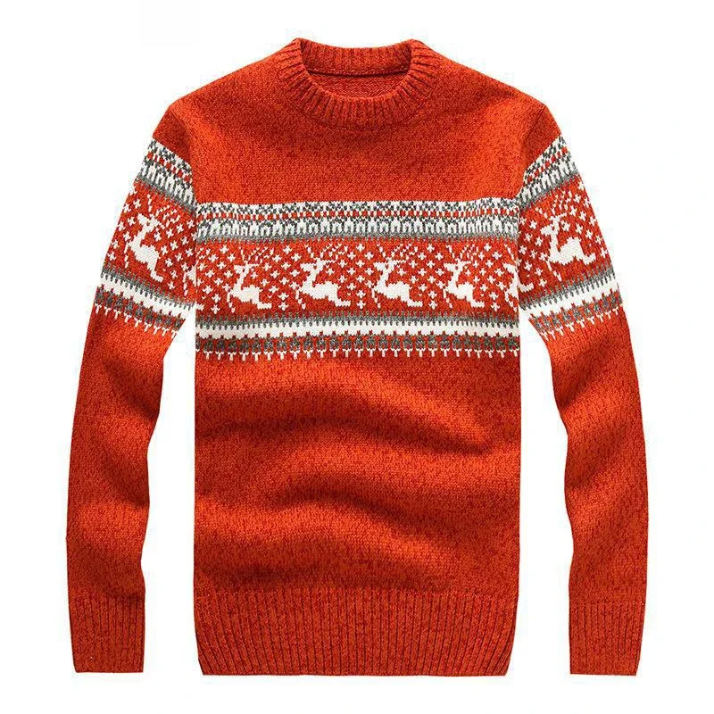New Mens Ugly Christmas Sweaters Red Fashion High Quality Thicken Wool Sweater for Men Knitted Pullover Tops Pull Homme S-3XL
New Mens Ugly Christmas Sweaters Red Fashion High Quality Thicken Wool Sweater for Men Knitted Pullover Tops Pull Homme S-3XL