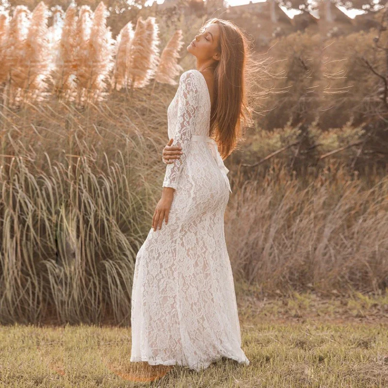 Sexy Backless Maternity Evening Dress For Baby Shower Party Lace Pregnancy Maxi Gown Photography Pregnant Women Photo Shoot Prop
Sexy Backless Maternity Evening Dress For Baby Shower Party Lace Pregnancy Maxi Gown Photography Pregnant Women Photo Shoot Prop