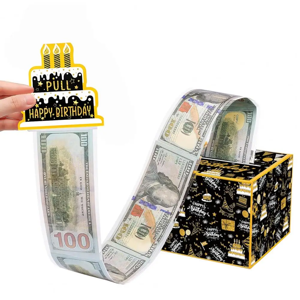 Dad Saver Money Box Surprise Cash Gift Box for Birthdays Diy Money Holder with Pull Out Card Father's Birthday Money for Dad
Dad Saver Money Box Surprise Cash Gift Box for Birthdays Diy Money Holder with Pull Out Card Father's Birthday Money for Dad