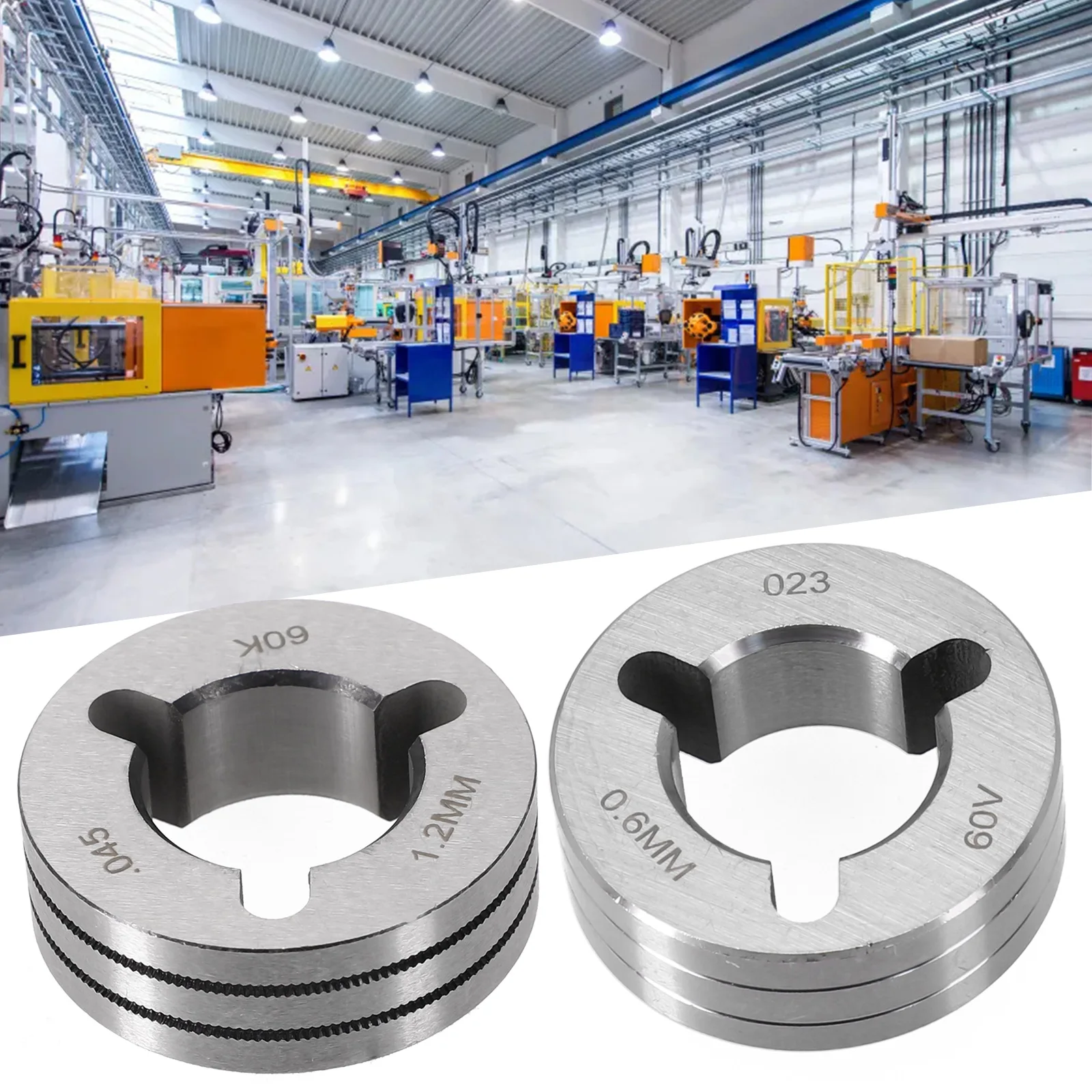 Practical Wire Feed Wheel 1/16\" Knurled Groove 1/16\" V Groove 3/32\" Knurled Groove 5/16\" Knurled Groove .023\" V Groove
Practical Wire Feed Wheel 1/16\" Knurled Groove 1/16\" V Groove 3/32\" Knurled Groove 5/16\" Knurled Groove .023\" V Groove