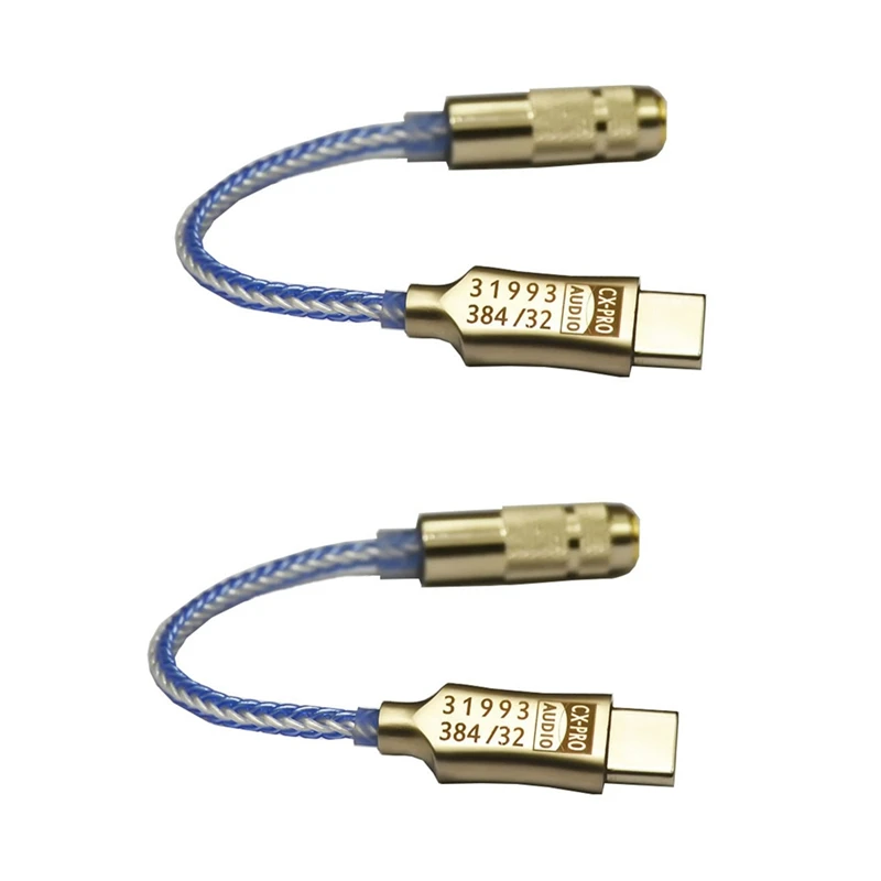 2X Type-C To 3.5Mm Hifi Digital Headphone Amplifier CX31993 Chip Decoding DAC Audio Decoding Cable For Android Win10
2X Type-C To 3.5Mm Hifi Digital Headphone Amplifier CX31993 Chip Decoding DAC Audio Decoding Cable For Android Win10