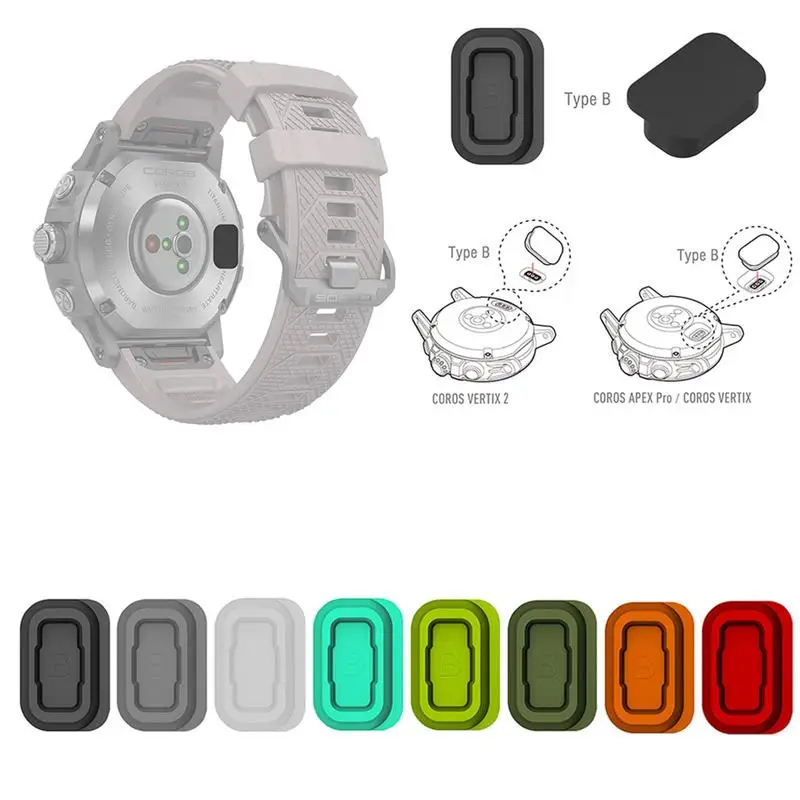 2Pcs Smart Watch Dust Plugs For CorosPace 2/Apexs/Apex2/VertixWatch/Vertix2 Watch Charging Port Cover Caps Watch Accessories
2Pcs Smart Watch Dust Plugs For CorosPace 2/Apexs/Apex2/VertixWatch/Vertix2 Watch Charging Port Cover Caps Watch Accessories