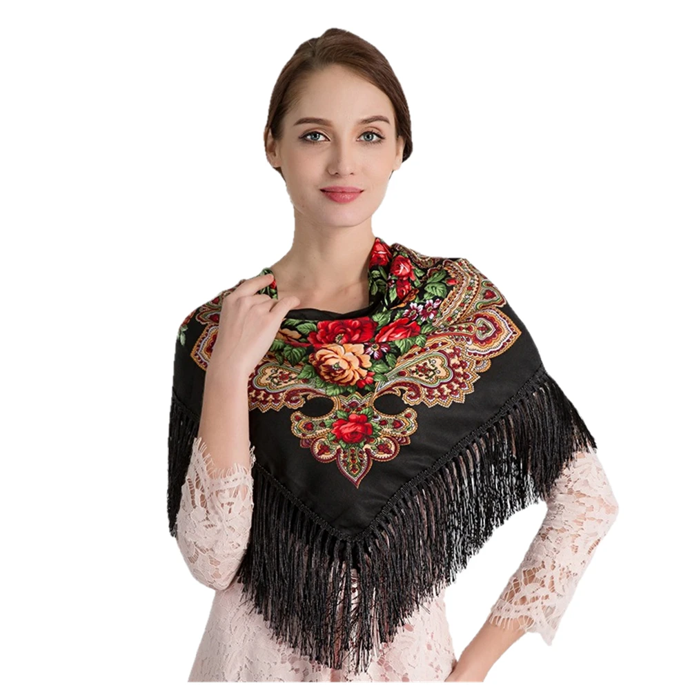 Russian Style Tassel Large Square Scarf Women Winter Warm Cotton Ethnic Style Shawl Female Flower Wraps Long Gift Scarves Hijab
Russian Style Tassel Large Square Scarf Women Winter Warm Cotton Ethnic Style Shawl Female Flower Wraps Long Gift Scarves Hijab