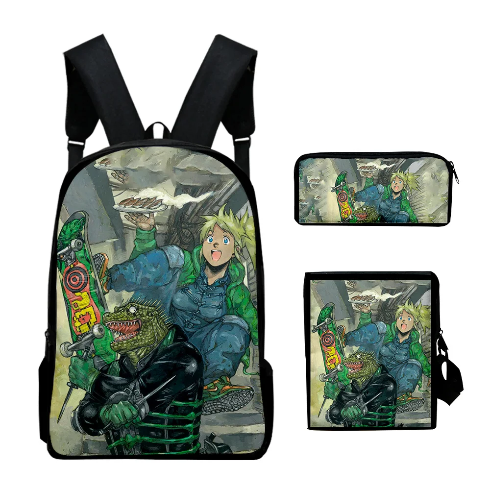 Классическая новинка Dorohedoro 3D печать 3 шт./комплект школьные ранцы для учеников рюкзак для ноутбука Наклонная Сумка на плечо ранцы
Классическая новинка Dorohedoro 3D печать 3 шт./комплект школьные ранцы для учеников рюкзак для ноутбука Наклонная Сумка на плечо ранцы