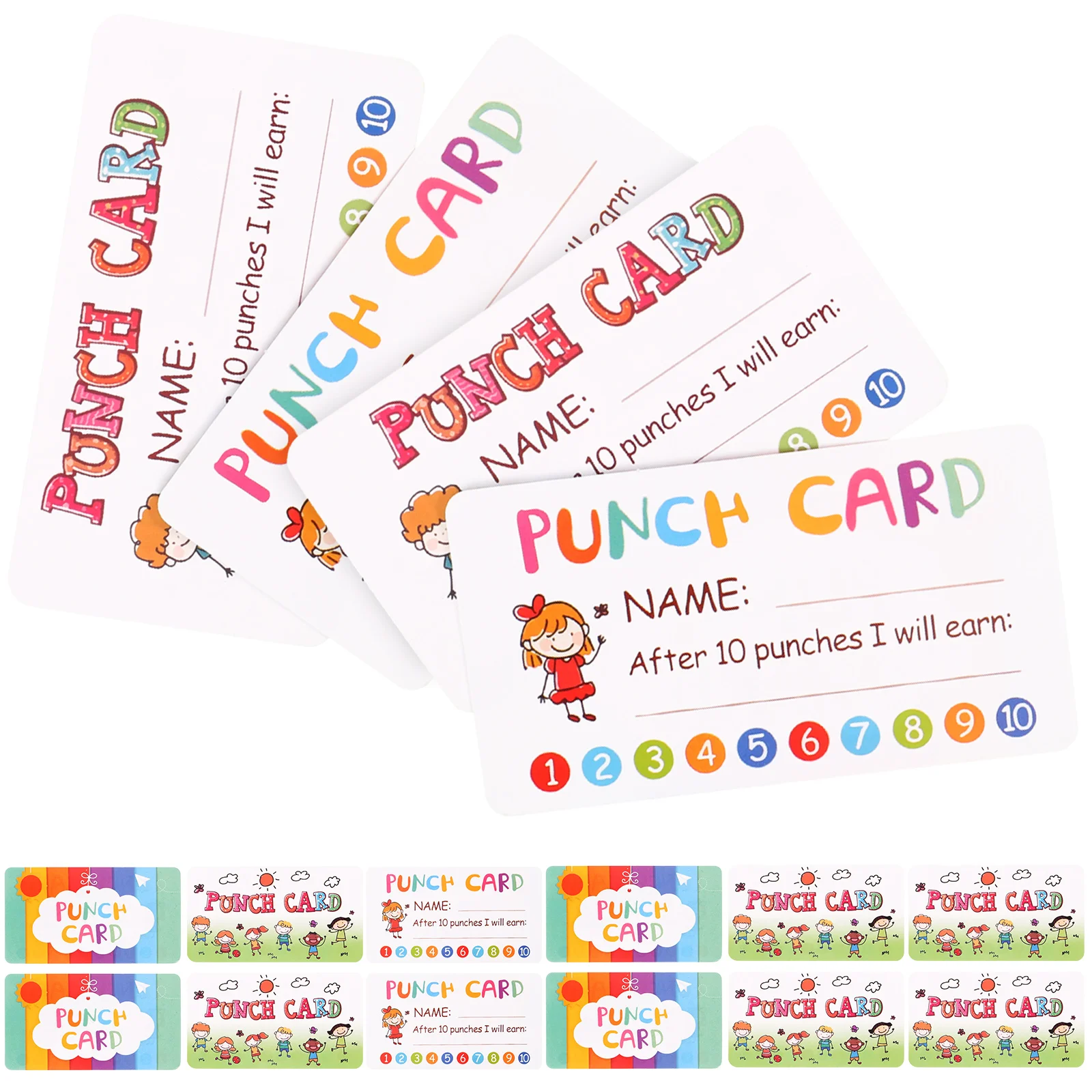 20 Sheets Children's Cards Motivational Cartoon Encouraging Reward Punch for Classroom Teacher
20 Sheets Children's Cards Motivational Cartoon Encouraging Reward Punch for Classroom Teacher