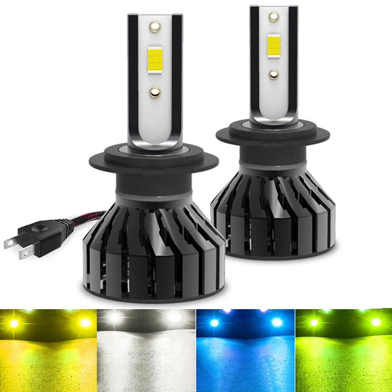 

2PCS H11 LED Headlight Bulb 9005/HB3 9006/HB4 9012 H7 H8 H9 H1 H3 H4 880/881 5202 9004 9007 H13/9008 Car Fog Light Headlamp 12V