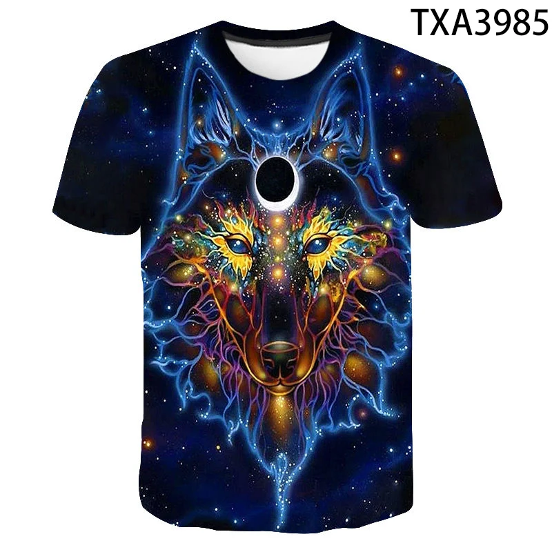 Summer Men's and Women's 3D Space Galaxy Wolf T-shirts for Boys and Girls Animal Printed Casual Shirts Short Sleeves Cool Tops
Summer Men's and Women's 3D Space Galaxy Wolf T-shirts for Boys and Girls Animal Printed Casual Shirts Short Sleeves Cool Tops