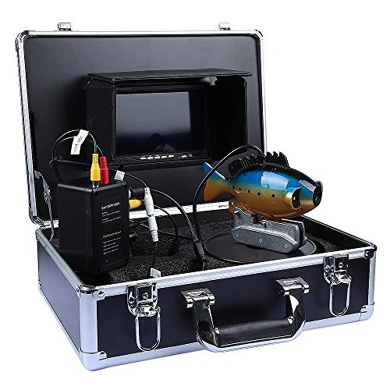 7 Inch 600TVL Underwater Fishing Video Camera 20m Cable 2PCS White LED lights Used For Ice/Sea/River Fishing
7 Inch 600TVL Underwater Fishing Video Camera 20m Cable 2PCS White LED lights Used For Ice/Sea/River Fishing
