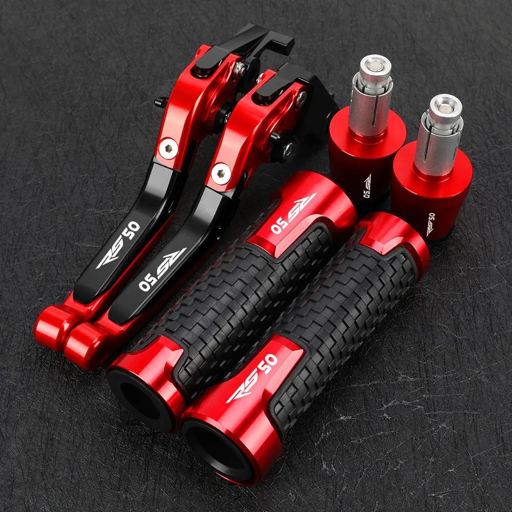 

Motorcycle Foldable Brake Clutch Levers 22MM 24MM Handlebar Knobs Handle Grips Ends For APRILIA RS50 RS 50 1999- 2005
