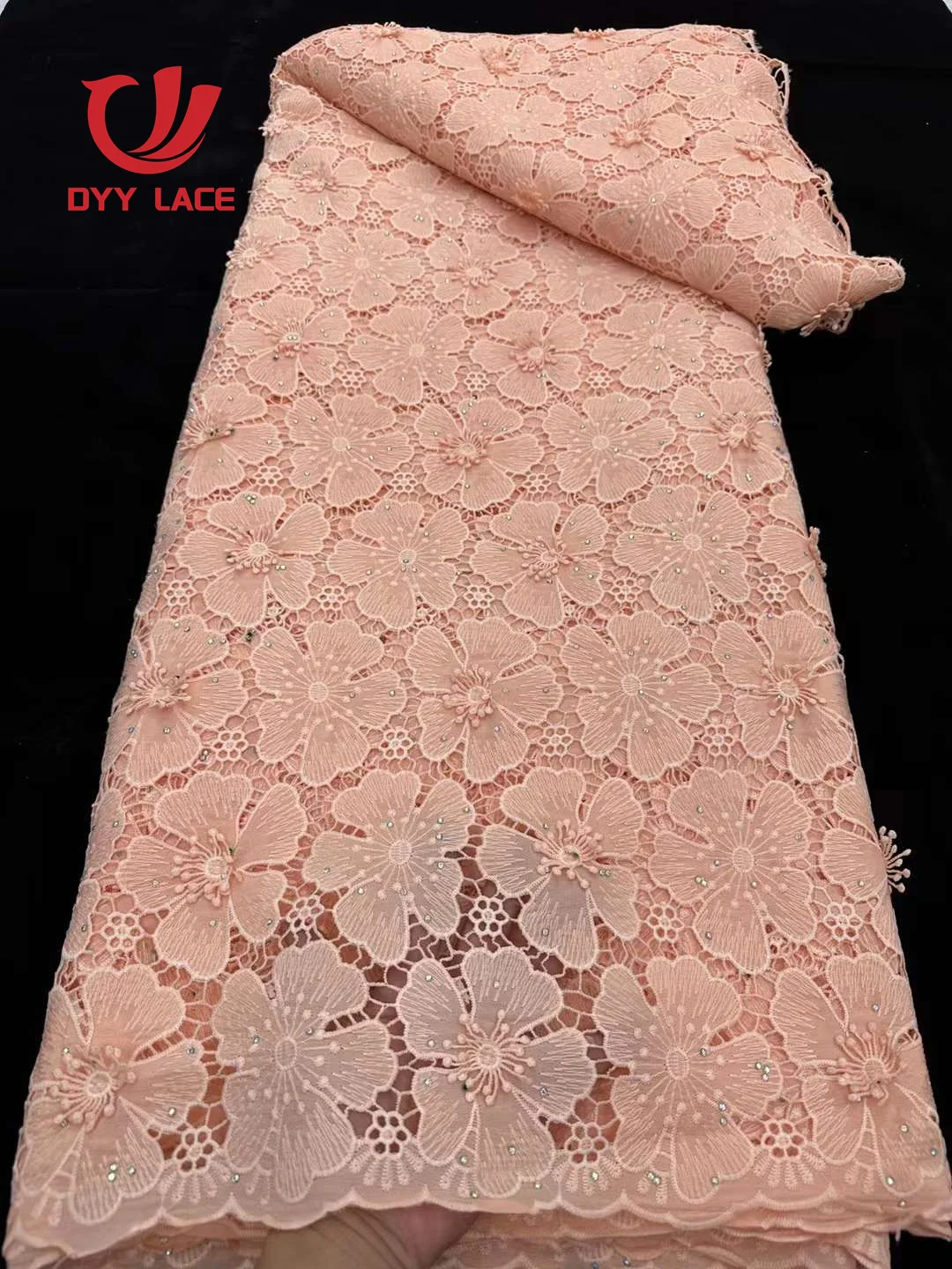 Luxury African Lace Fabric 2023 High Quality Embroidery With Stones Milk Silk Lace French Tulle Lace For Wedding Dress 5 Yards
Luxury African Lace Fabric 2023 High Quality Embroidery With Stones Milk Silk Lace French Tulle Lace For Wedding Dress 5 Yards