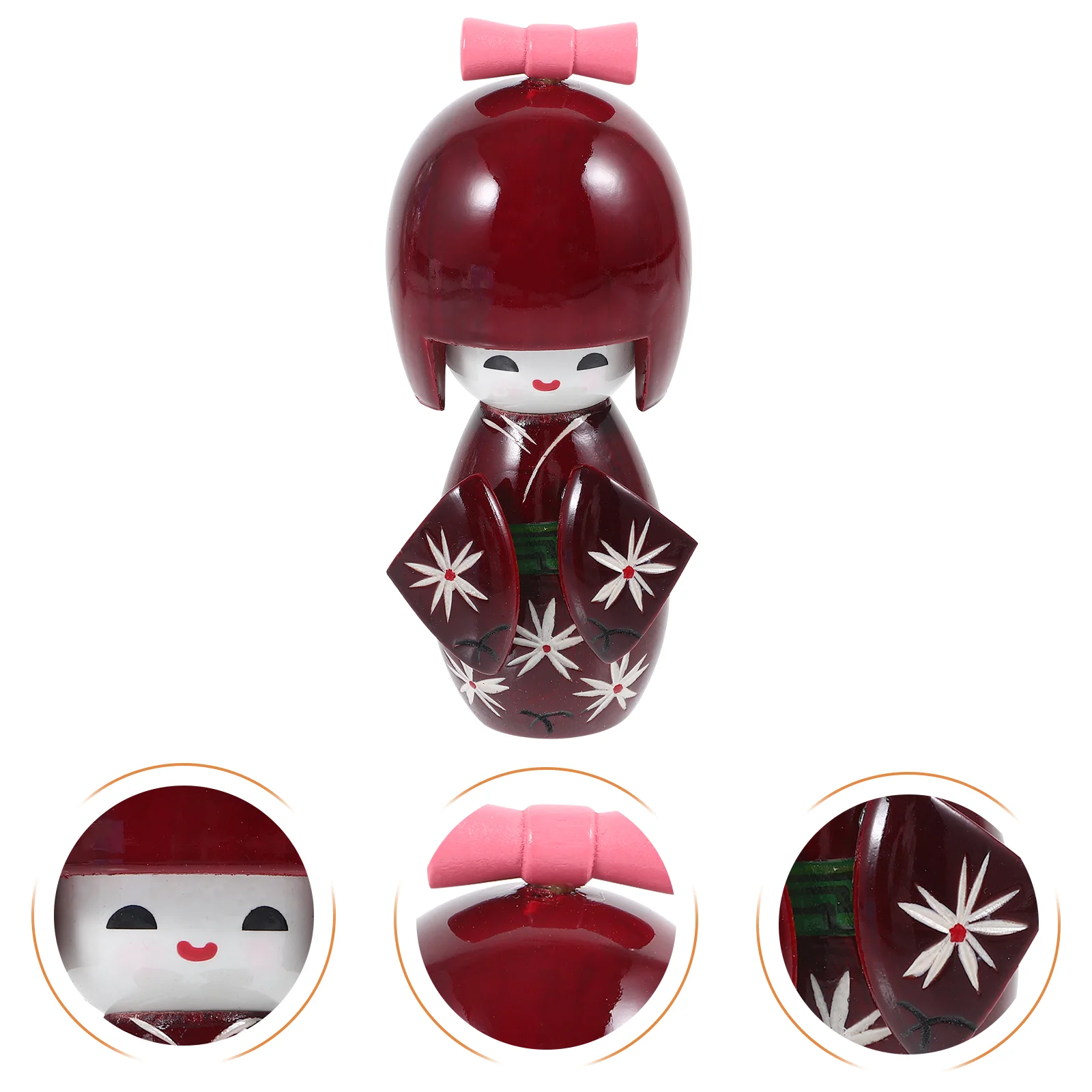 Adorable Kimono Japanese Style Girl Figurine for Desktop Ornament
Adorable Kimono Japanese Style Girl Figurine for Desktop Ornament