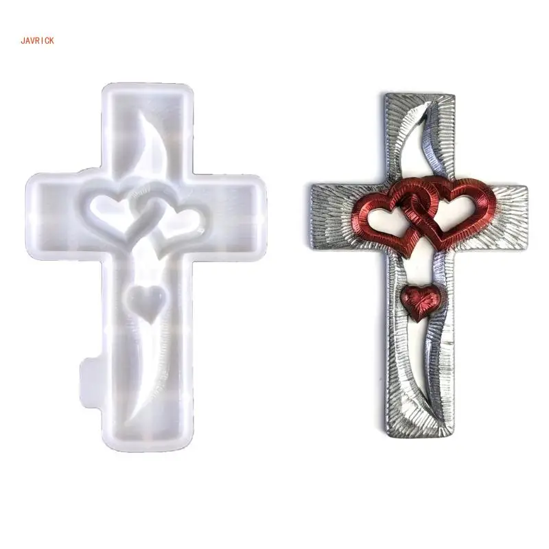 Unique Love Heart Crosses Silicone Mold Muti-functional Silicone Mold for Making Love themed Resin Jewelry and Crafts
Unique Love Heart Crosses Silicone Mold Muti-functional Silicone Mold for Making Love themed Resin Jewelry and Crafts