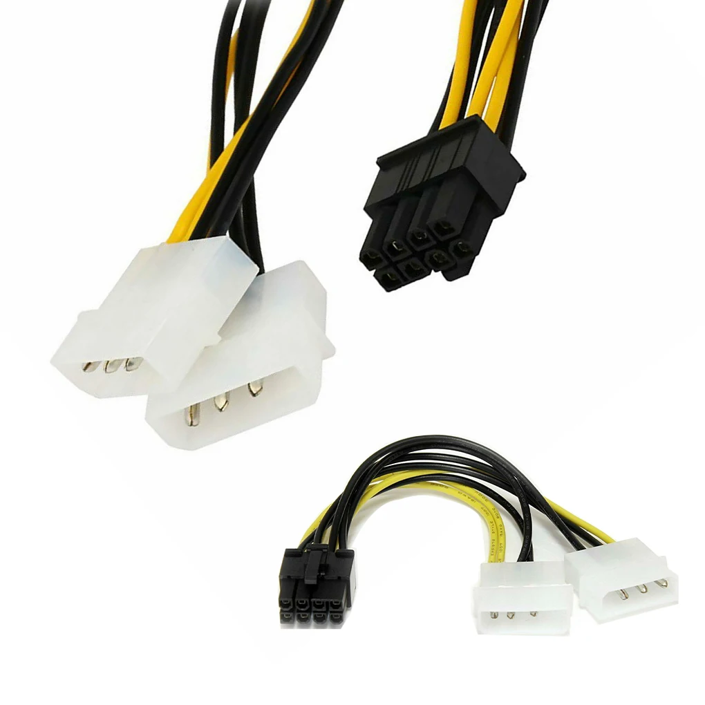 6 шт., кабель питания с 4-контактным разъемом Molex IDE на 8-контактный PCI Express
6 шт., кабель питания с 4-контактным разъемом Molex IDE на 8-контактный PCI Express