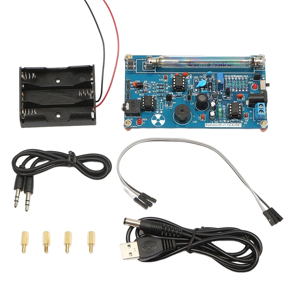 Assembled DIY Geiger Counter Kit Nuclear Radiation Detector Beta Gamma Ray Detector System 12mA - 30mA Testing Equipment
Assembled DIY Geiger Counter Kit Nuclear Radiation Detector Beta Gamma Ray Detector System 12mA - 30mA Testing Equipment