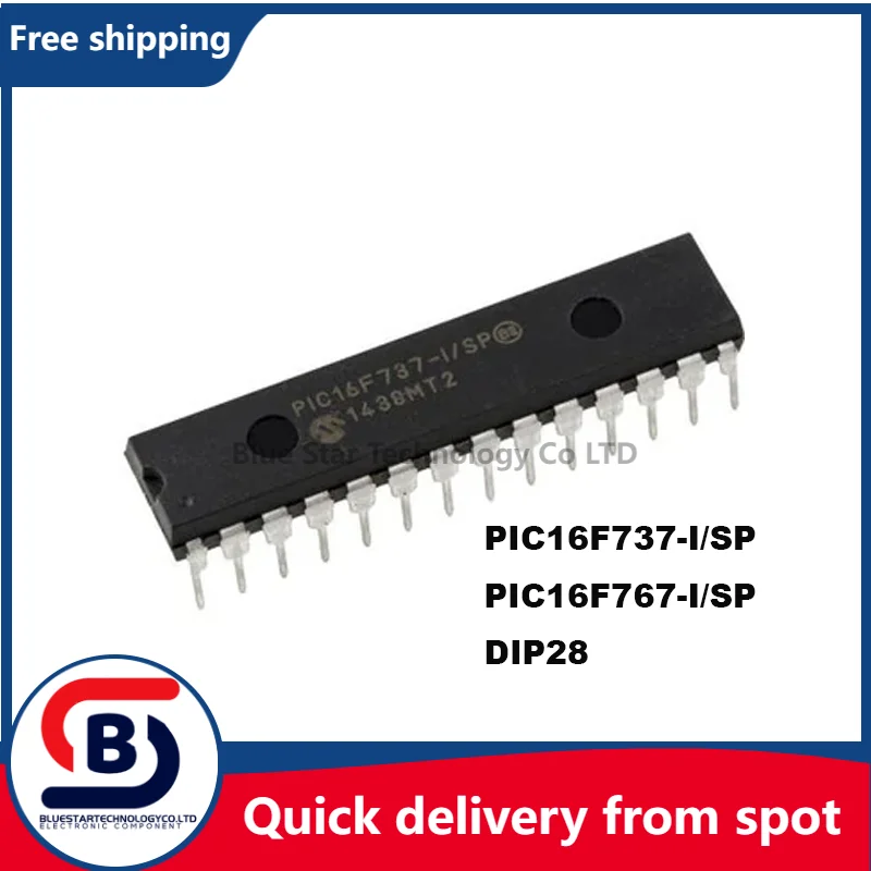 Бесплатная доставка, 10-50 шт./лот, Φ/SP PIC16F737 PIC16F767 16F737 16F767 DIP28, быстрая доставка с spot
Бесплатная доставка, 10-50 шт./лот, Φ/SP PIC16F737 PIC16F767 16F737 16F767 DIP28, быстрая доставка с spot