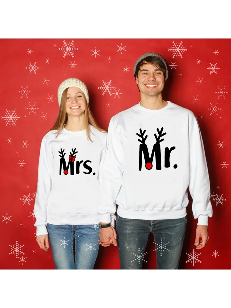 Mr and Mrs Couple Christmas Sweatshirt Merry Christmas Husband & Wife Pullover Lovely Couples Hoodies X-Mas Gift
Mr and Mrs Couple Christmas Sweatshirt Merry Christmas Husband & Wife Pullover Lovely Couples Hoodies X-Mas Gift