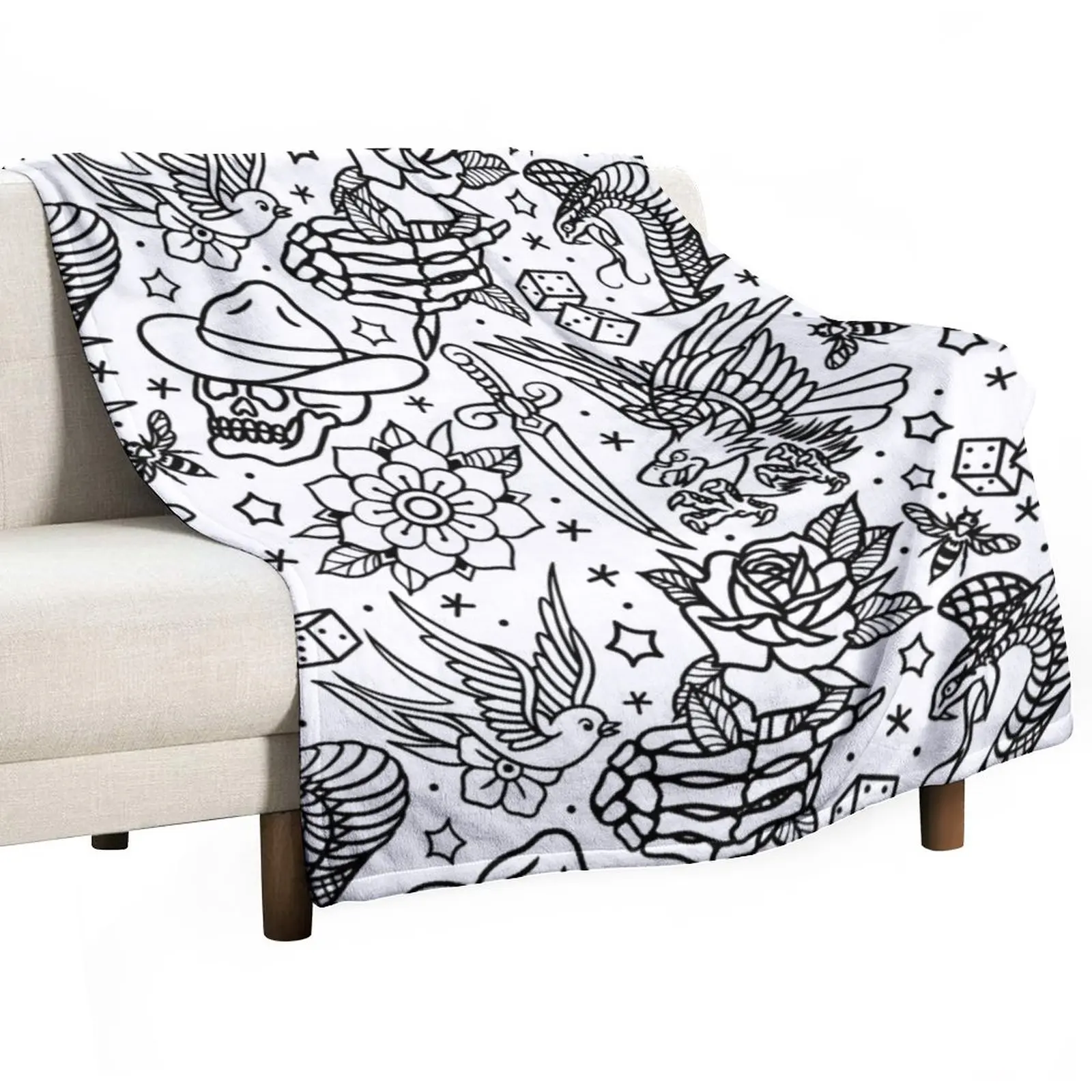 American Traditional Tattoo Flash Print Variant Throw Blanket Picnic Blanket Soft Big Blanket
American Traditional Tattoo Flash Print Variant Throw Blanket Picnic Blanket Soft Big Blanket