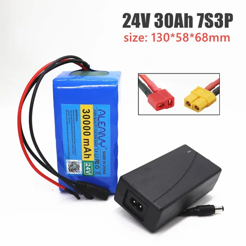 

24V 30Ah 7S3P 18650 Li-ion Battery Pack 29.4V 30000mAh Electric Bicycle Moped /Electric/Lithium Ion Battery Pack+ 2A Charger