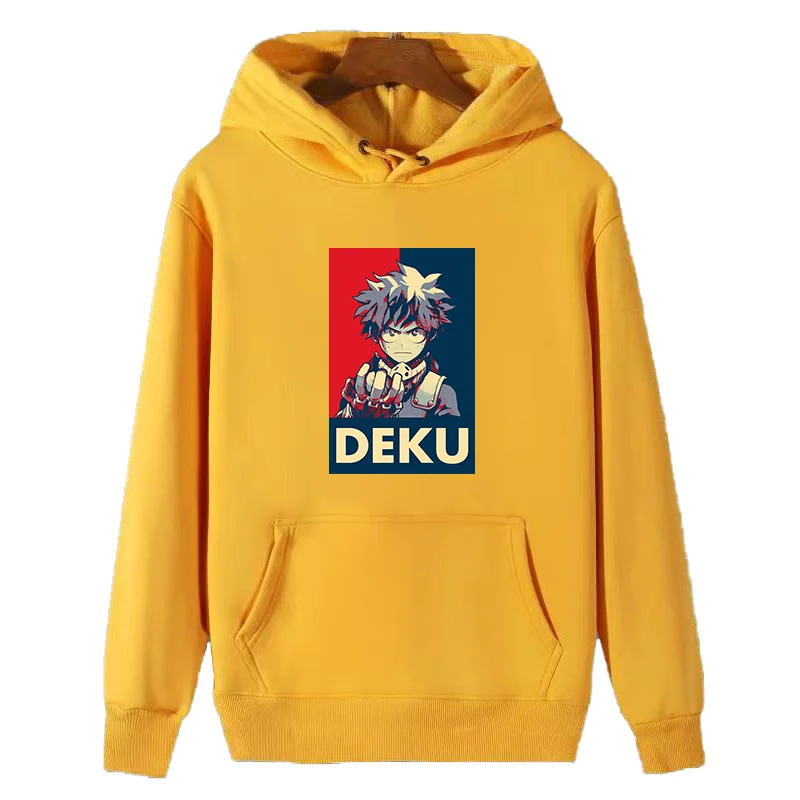 Boku No Hero Academia DEKU graphic Hooded sweatshirts Funny Cartoon My Hero Academia winter fleece hoodie Harajuku Men clothing
Boku No Hero Academia DEKU graphic Hooded sweatshirts Funny Cartoon My Hero Academia winter fleece hoodie Harajuku Men clothing