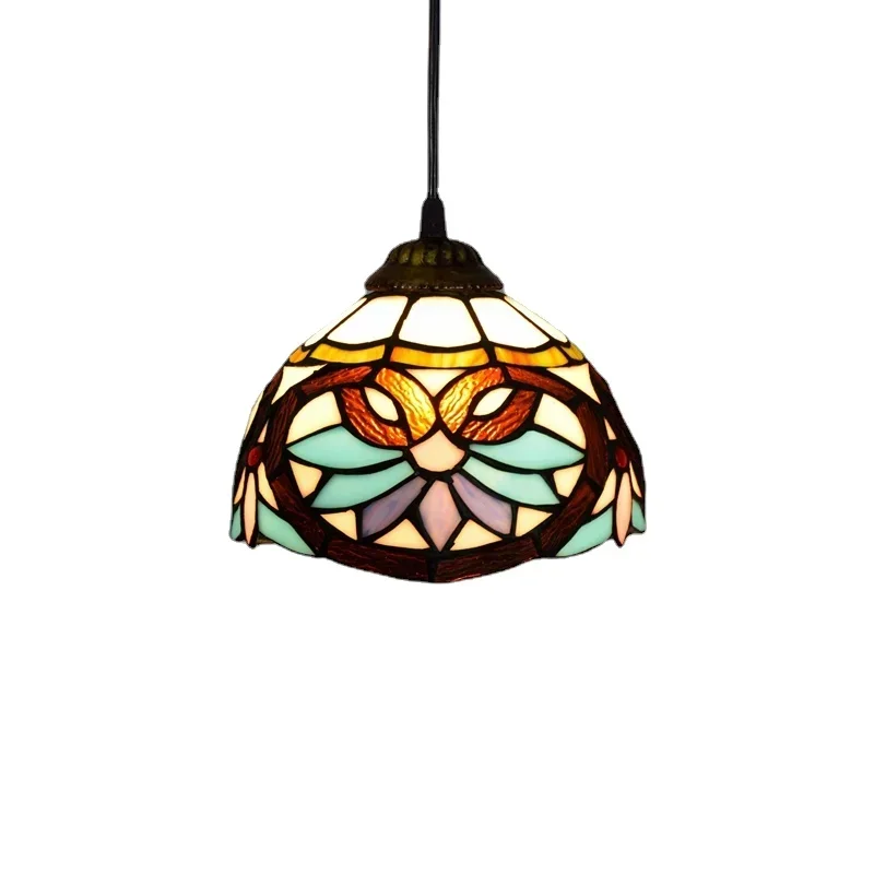 Antique Tiffany Stained Glass Chandlery Nordic Creative Bar Restaurant Bedroom Balcony Mediterranean Lamps Interior Lighting
Antique Tiffany Stained Glass Chandlery Nordic Creative Bar Restaurant Bedroom Balcony Mediterranean Lamps Interior Lighting