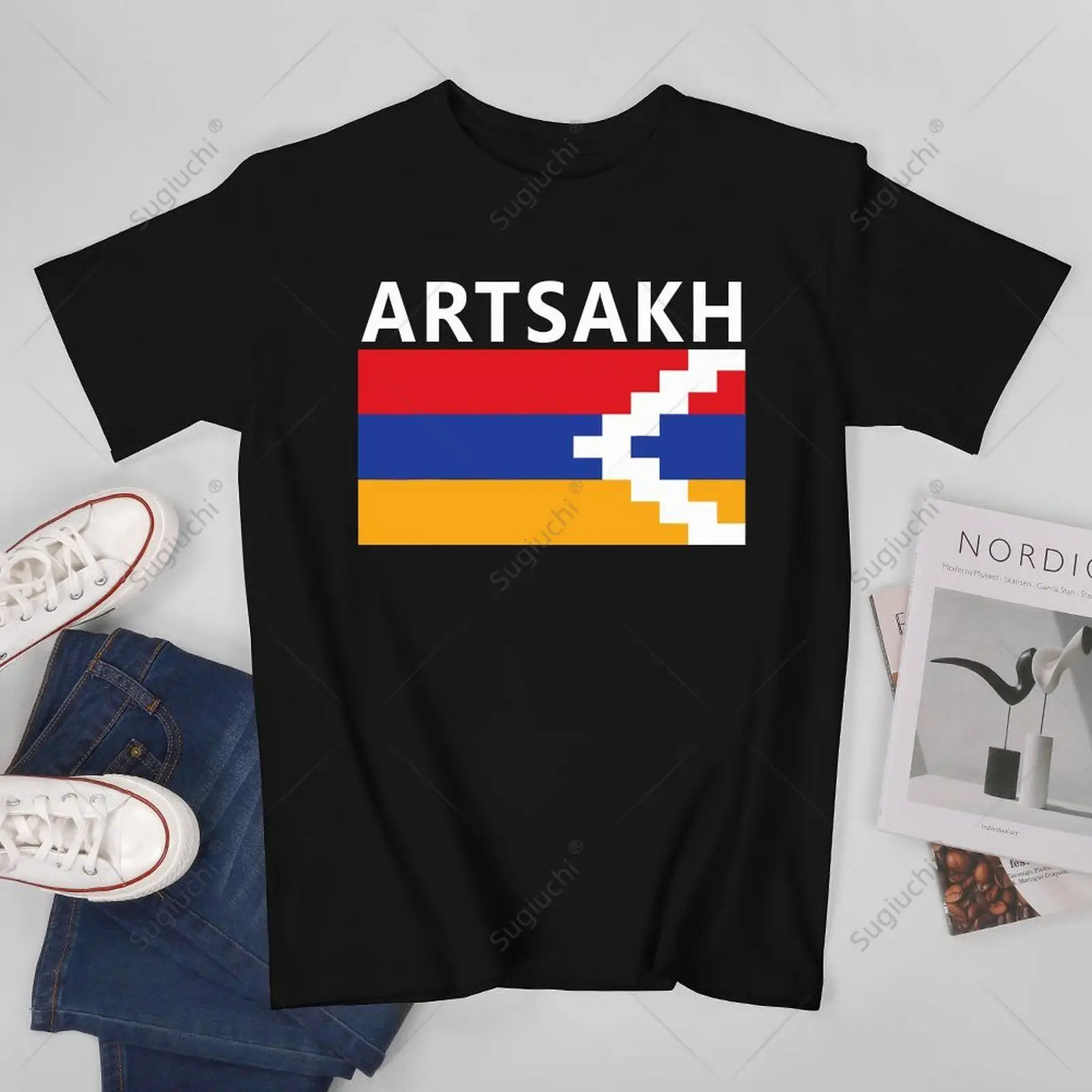 Unisex Men Artsakh Armenia Flag Armenian Design Tshirt Tees T Shirts Women Boys 100% Cotton T-Shirt
Unisex Men Artsakh Armenia Flag Armenian Design Tshirt Tees T Shirts Women Boys 100% Cotton T-Shirt